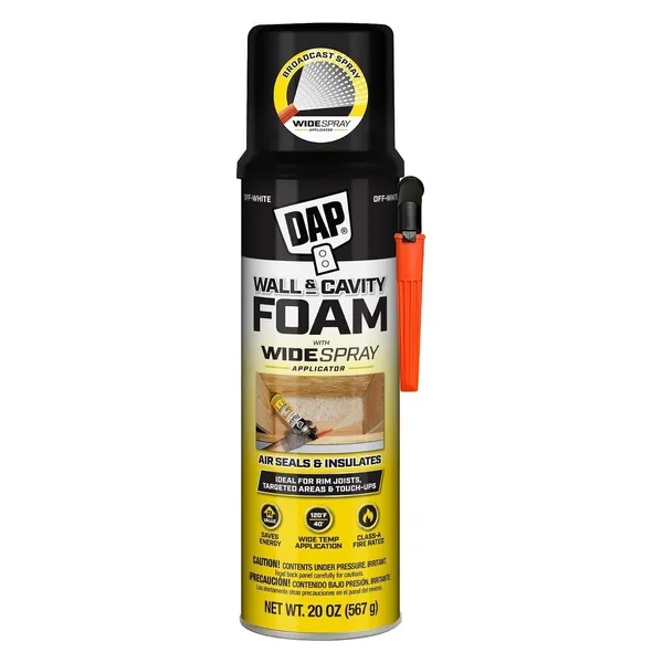 DAP Wall and Cavity wide-spray foam can