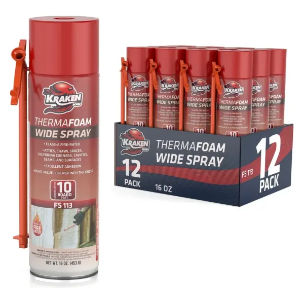Kraken Bond ThermaFoam Wide Spray can