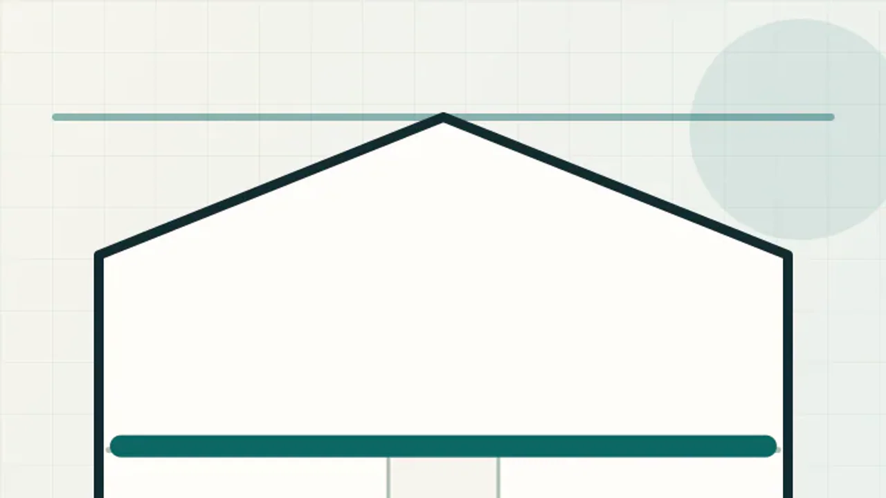 Two attic sections compare a highlighted ceiling-plane boundary with a highlighted roofline boundary.